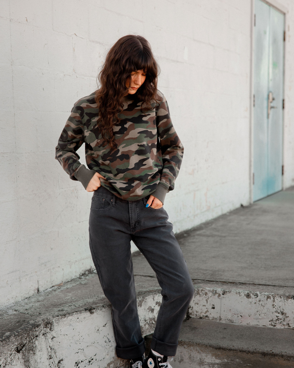 Camo Crewneck