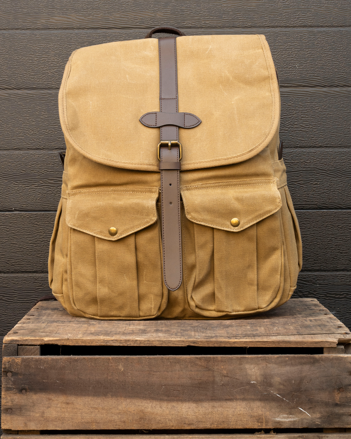 Waxed Canvas Backpack
