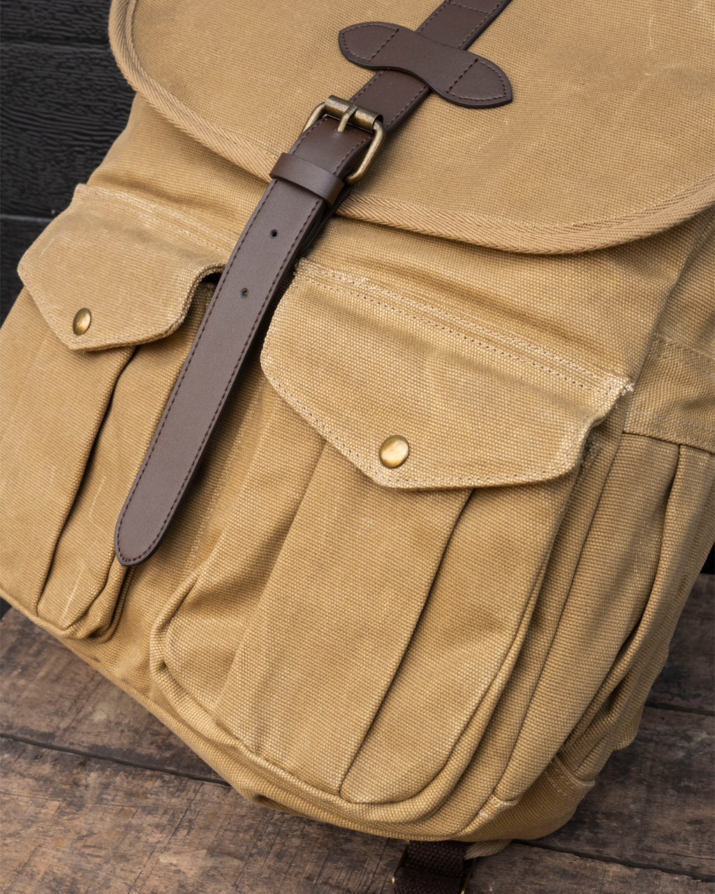 Waxed Canvas Backpack
