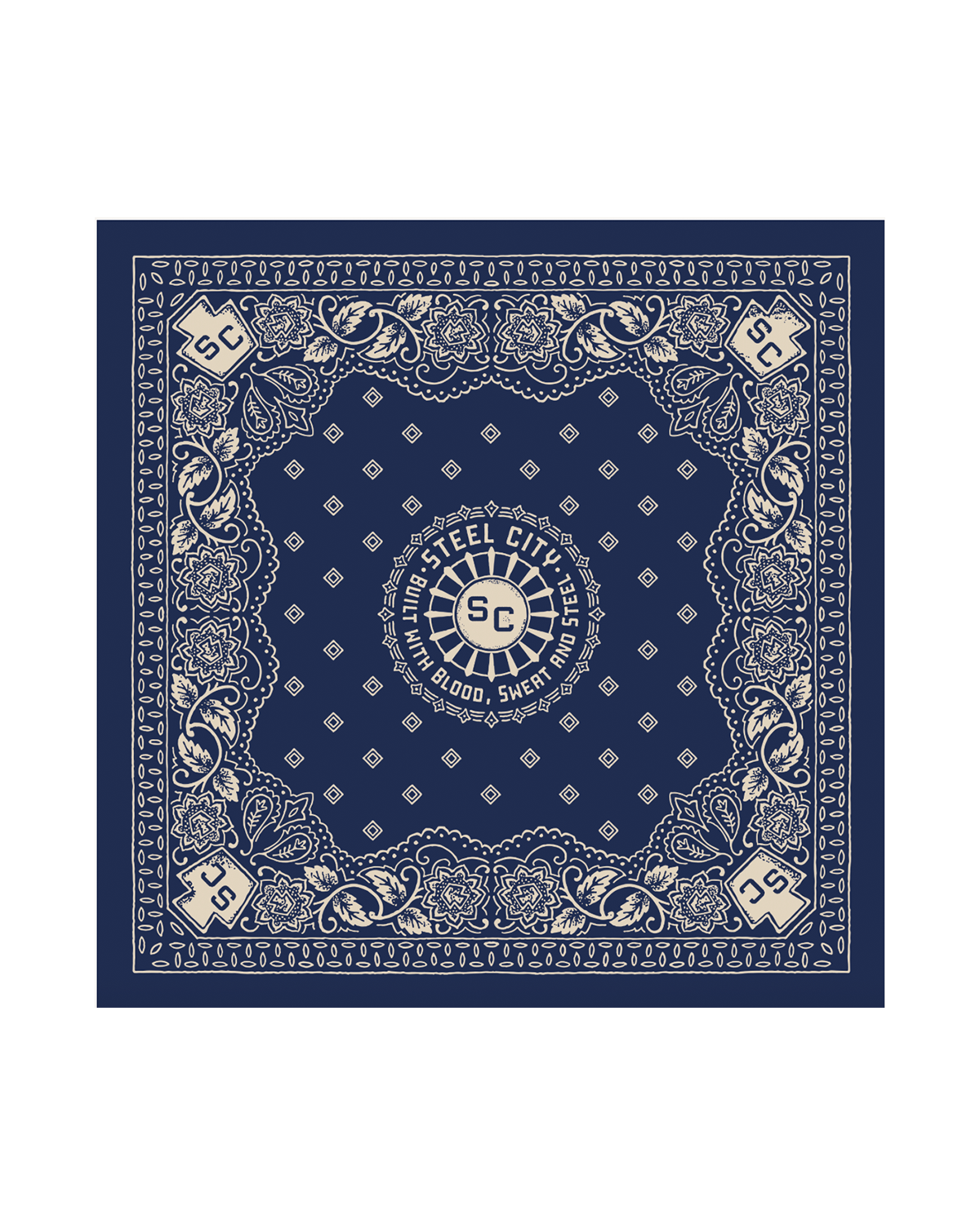 Blood Sweat Steel Bandana 2-Pack