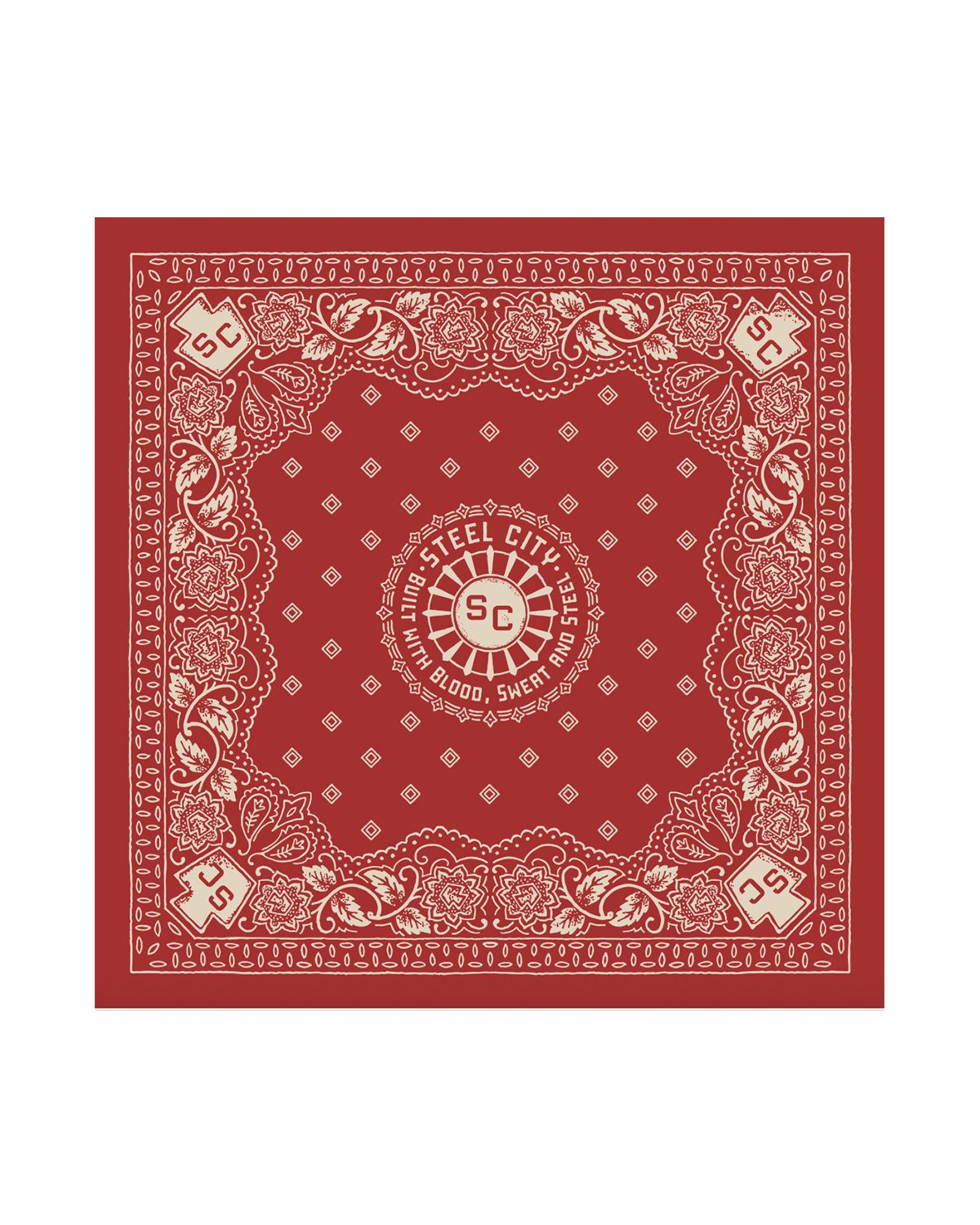 Blood Sweat Steel Bandana 2-Pack