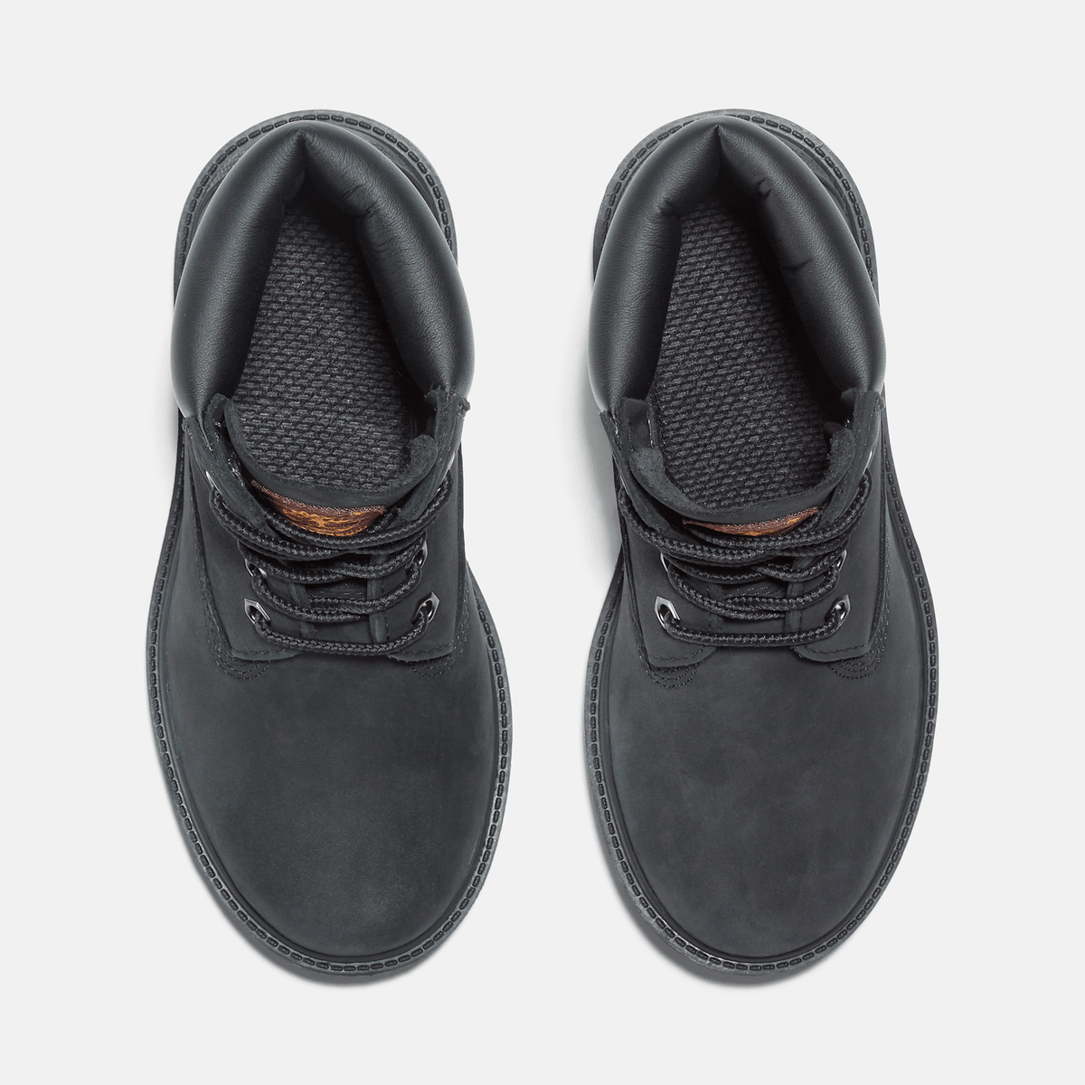 Junior Timberland Classic 6Inch Waterproof Boot TBL Black Nubuck ALT2