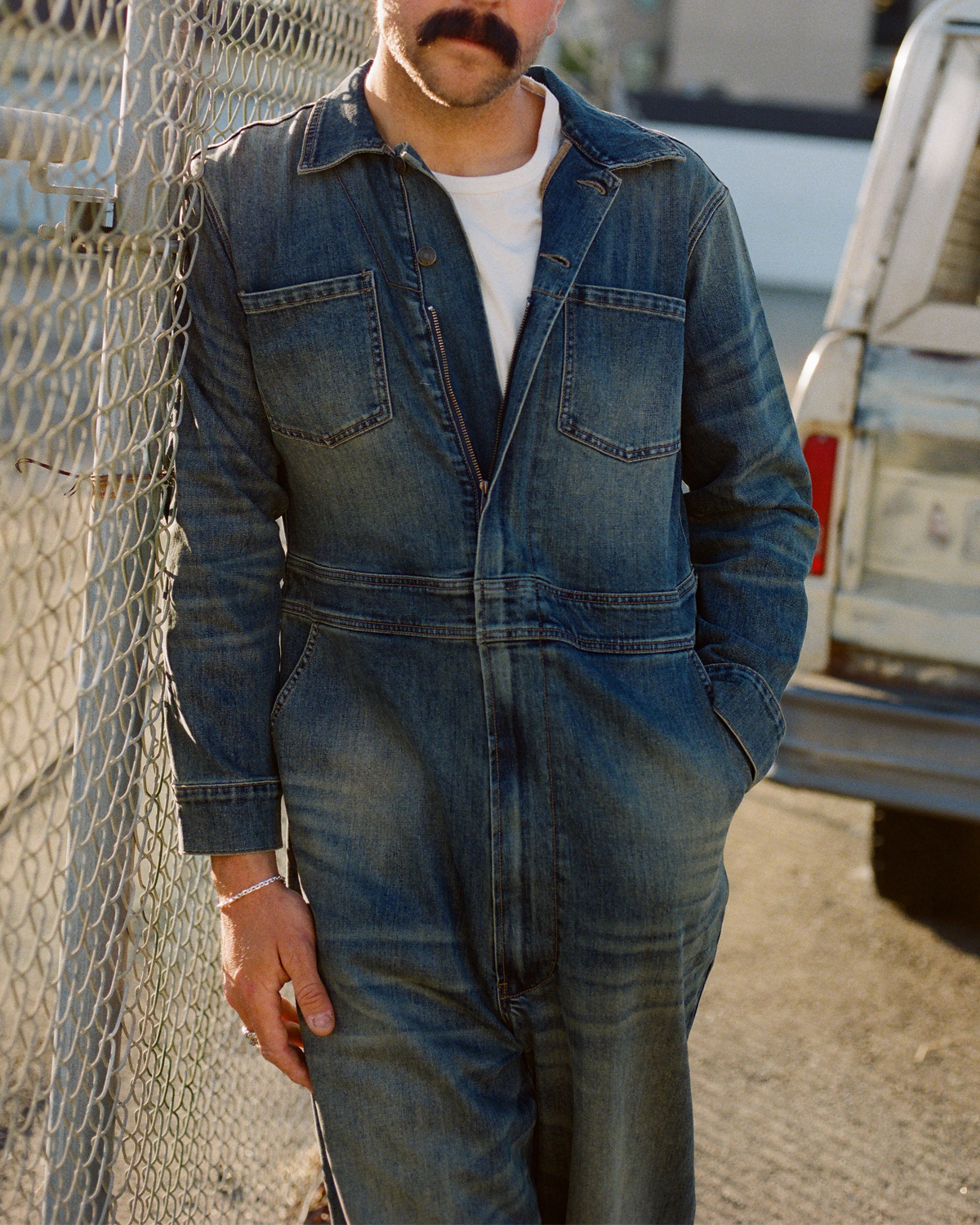 Mechanics Denim Coverall