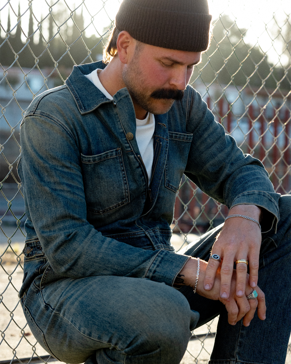 Mechanics Denim Coverall