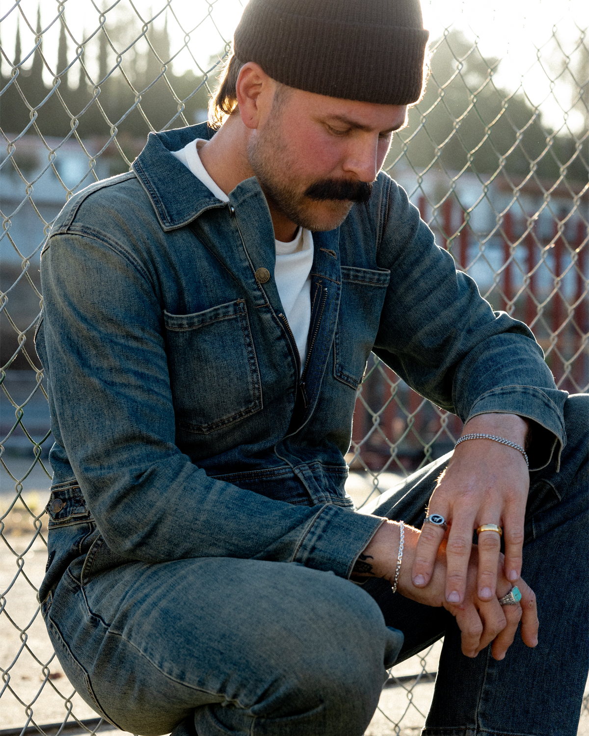 Mechanics Denim Coverall