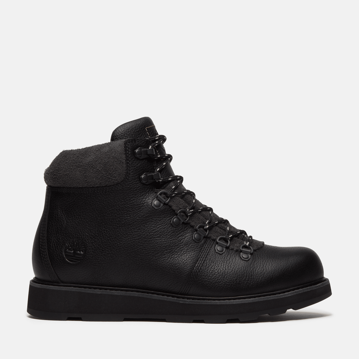 Mens Britton Mills Mid Waterproof Boot TBL Black FullGrain HERO