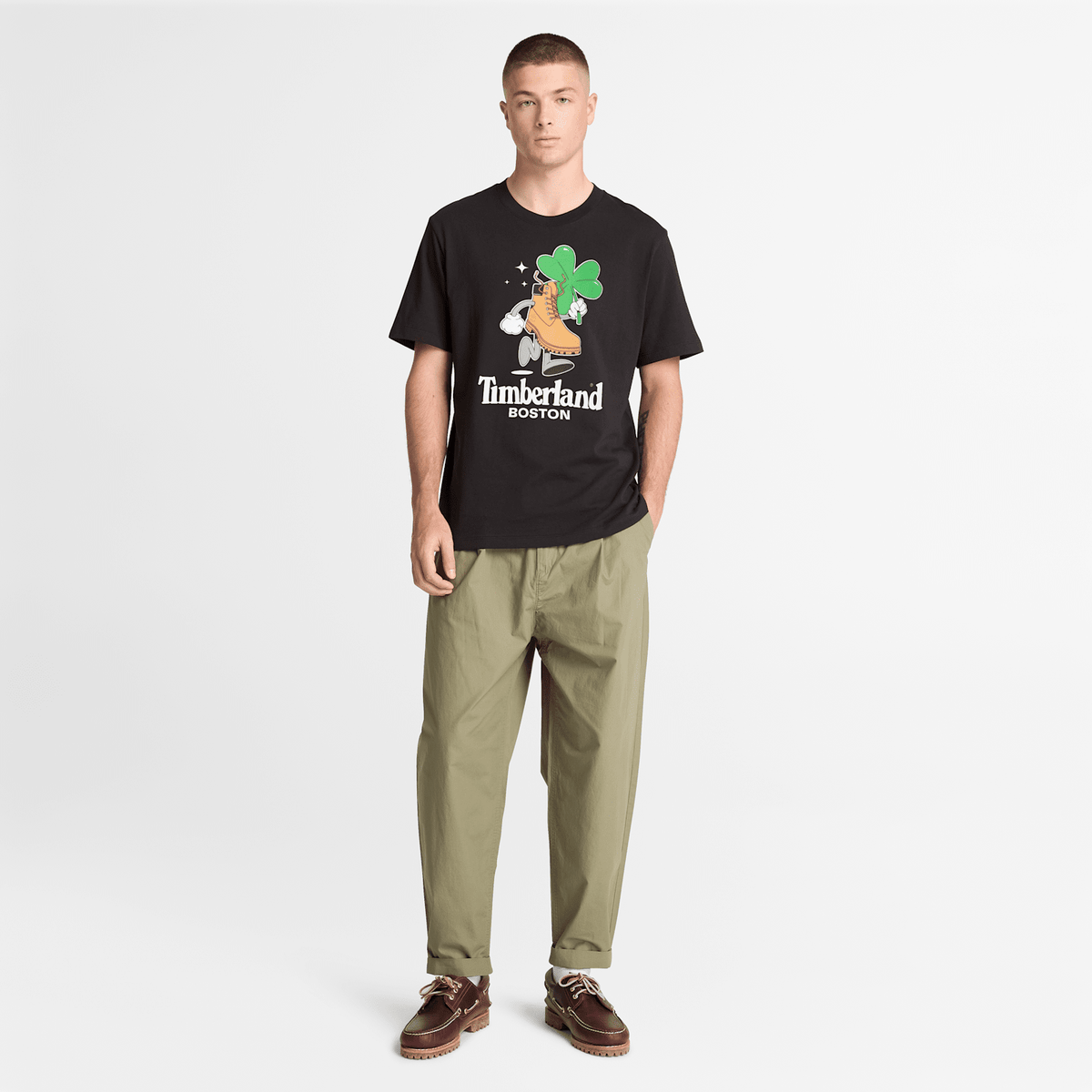 Mens Graphic City TShirt TBL Boston Black ALT2