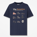 Mens Iconic Footwear ShortSleeve TShirt TBL Mood Indigo HERO