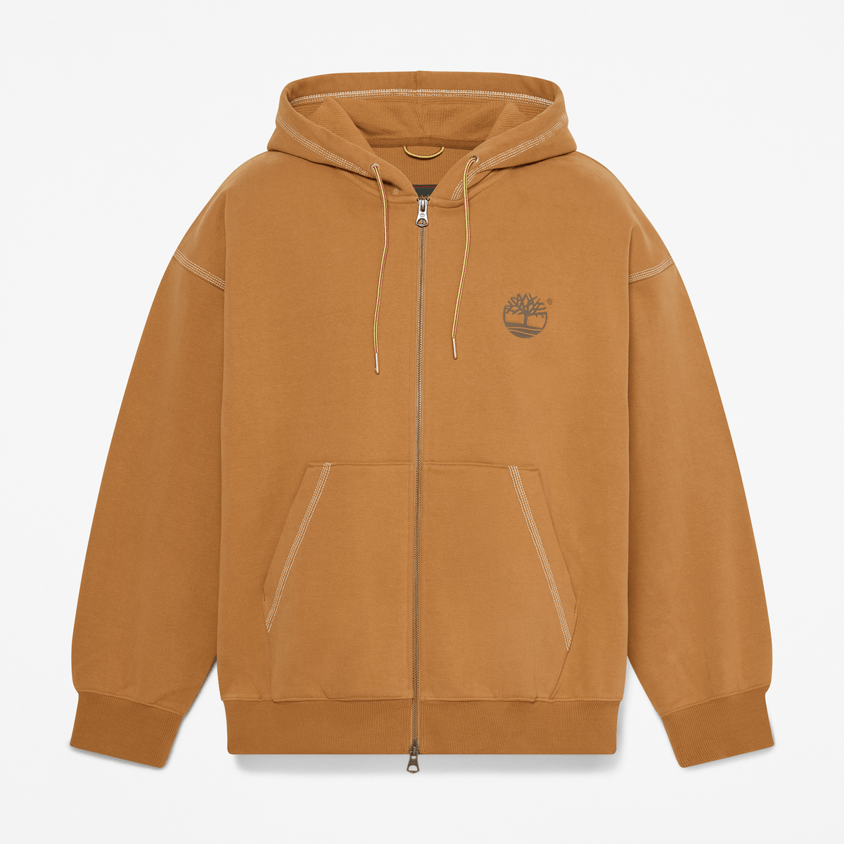 Mens Iconic FullZip Hoodie TBL Wheat HERO