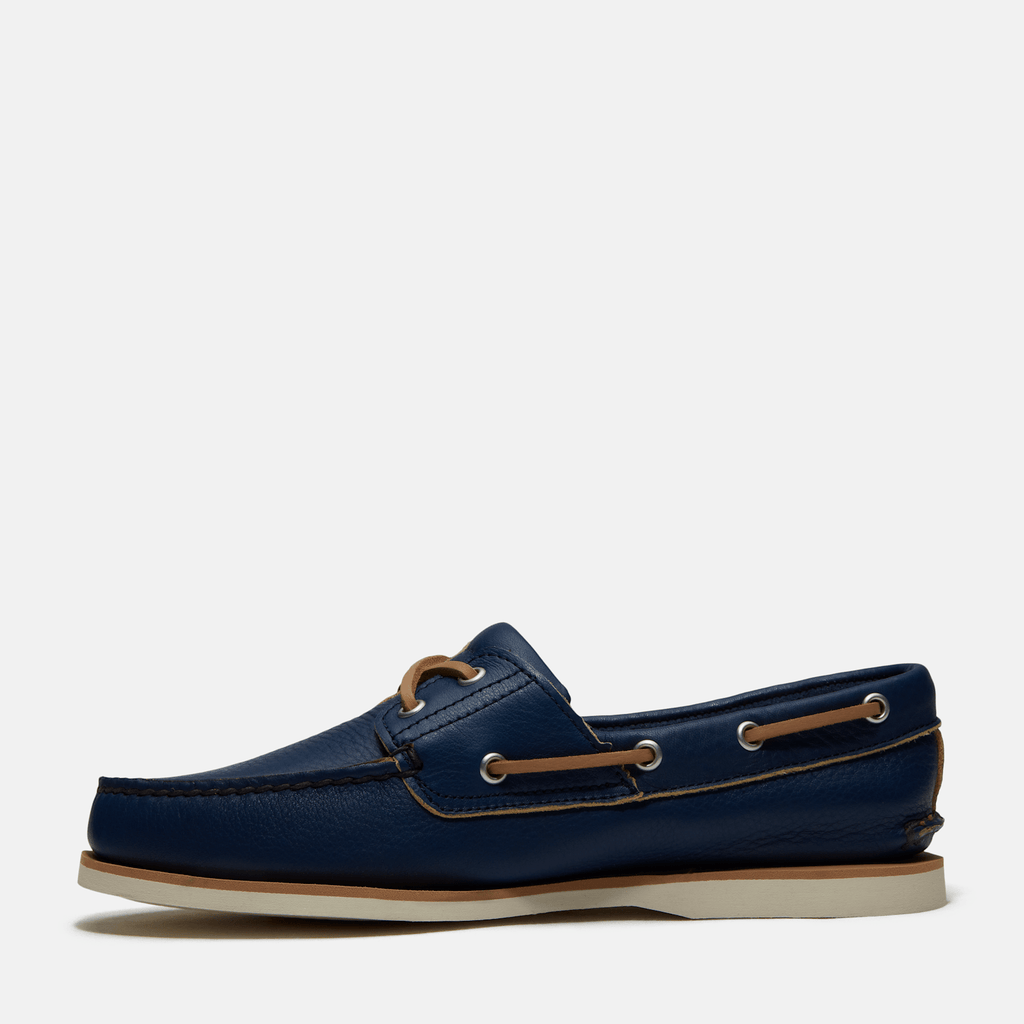 Mens Lake House Classic 2Eye Boat Shoe TBL Dark Blue FullGrain ALT6
