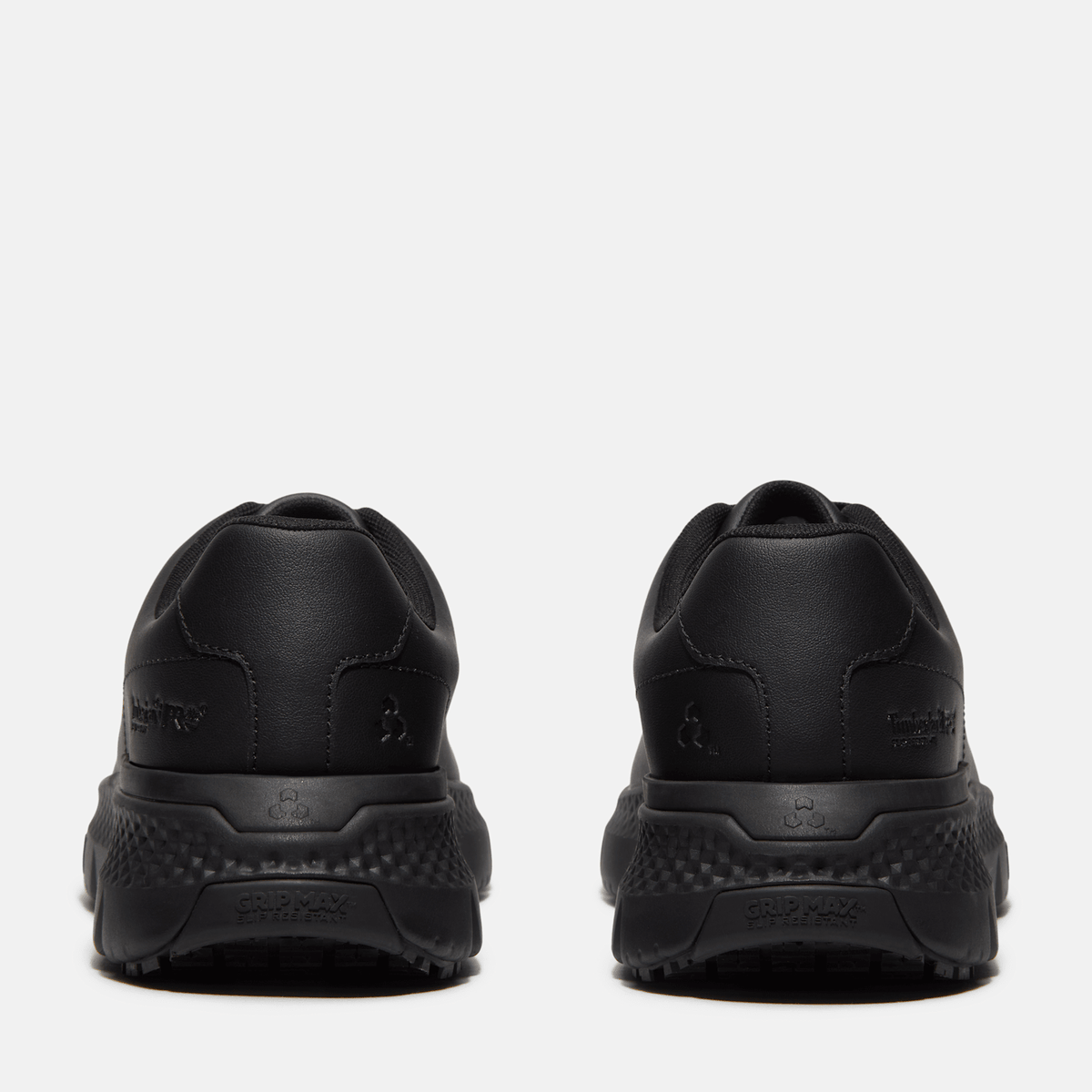 Mens Power Shift SlipResistant Hospitality Work Sneaker TBL Black Leather ALT5