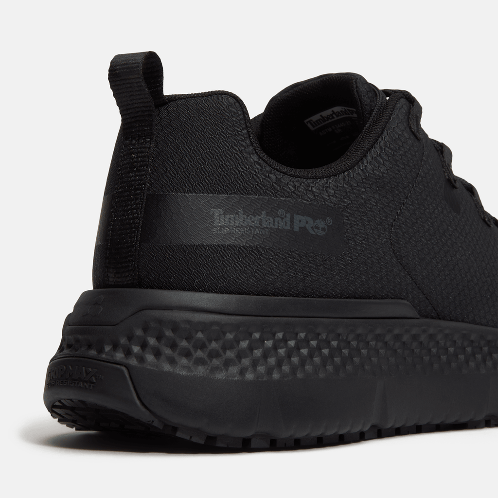 Mens Power Shift SlipResistant Hospitality Work Sneaker TBL Black Ripstop Nylon ALT7