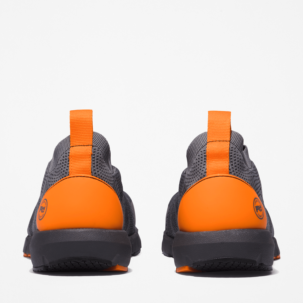 Mens Radius Composite Toe Work Sneaker TBL GreyOrange ALT6