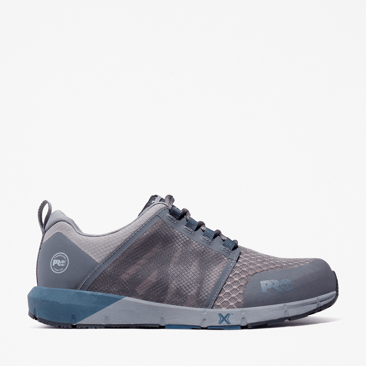 Mens Radius Composite Toe Work Sneaker TBL GreyNavy HERO