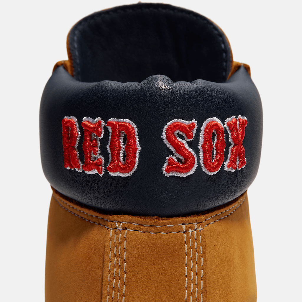 Mens Timberland x New Era Red Sox 6Inch Waterproof Boot TBL Wheat Red Sox ALT9