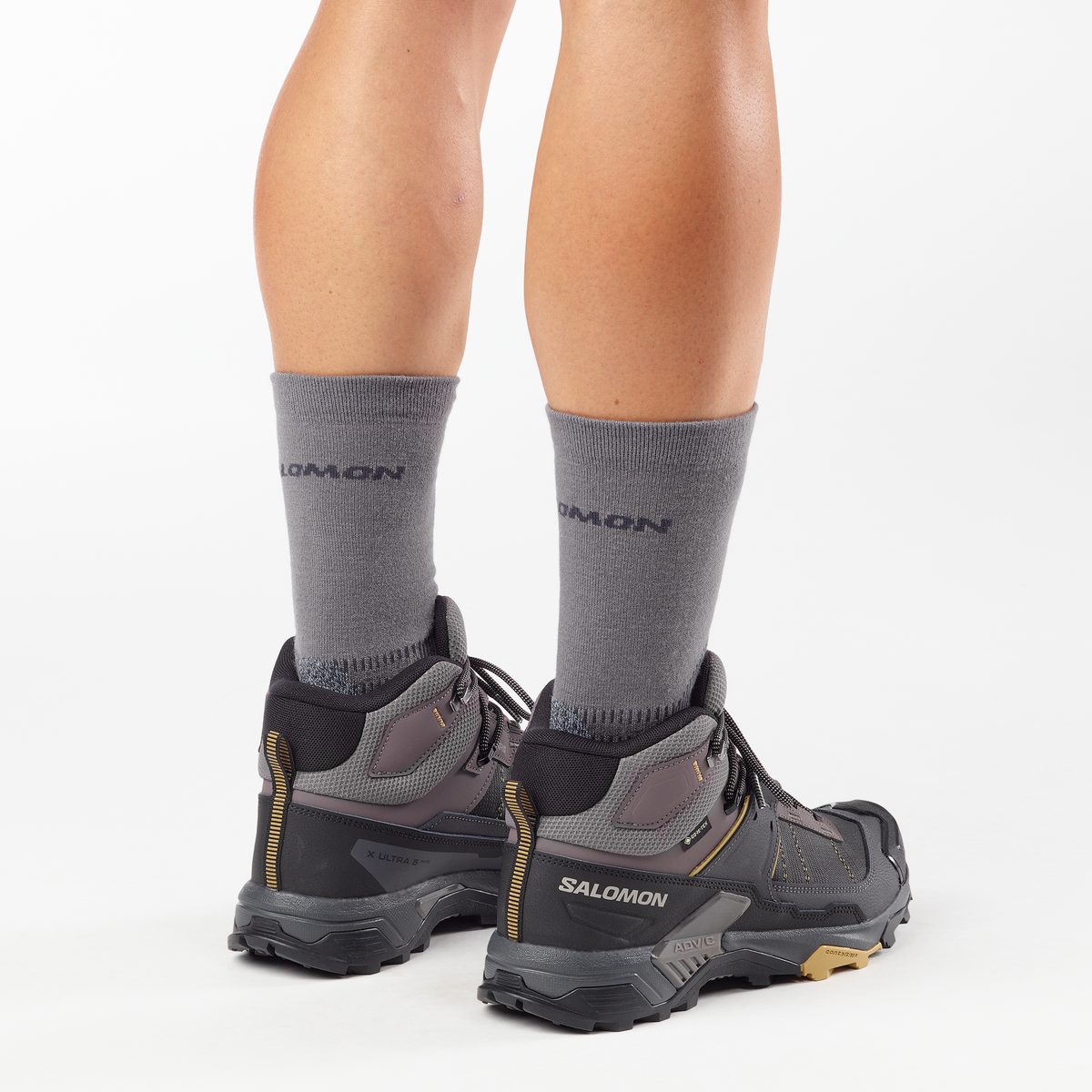X ULTRA 5 MID WIDE GORE-TEX - Grey