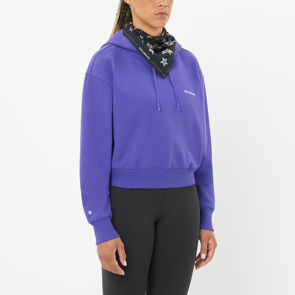 SHORT HOODIE - Purple