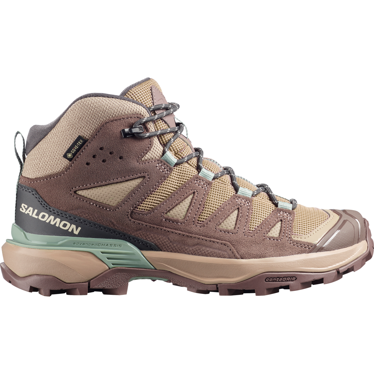 X ULTRA 360 LEATHER MID GORE-TEX - Yellow