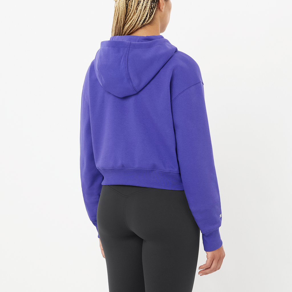 SHORT HOODIE - Purple