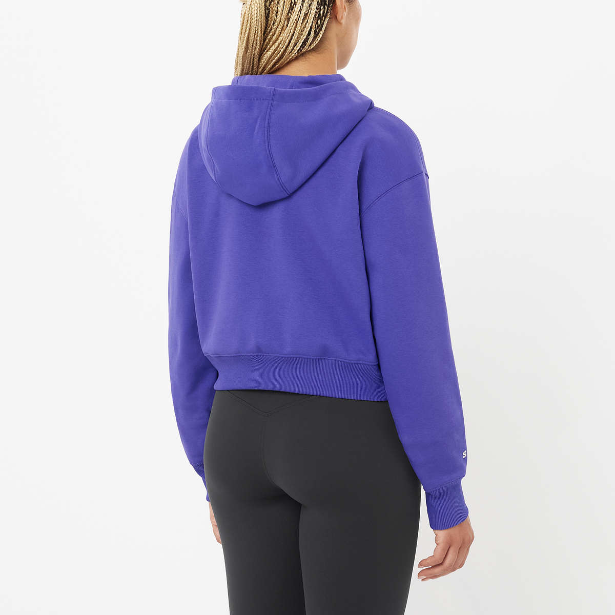 SHORT HOODIE - Purple