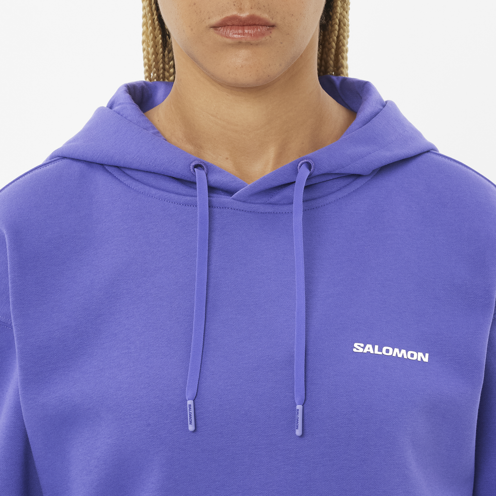 SHORT HOODIE - Purple