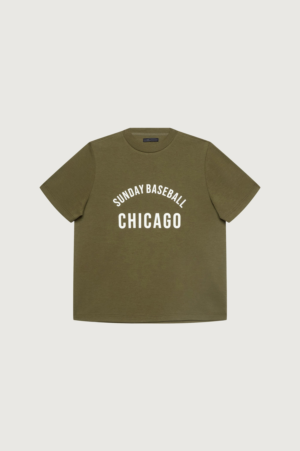 SUNDAY BASEBALL HEAVYWEIGHT CREWNECK T-SHIRT