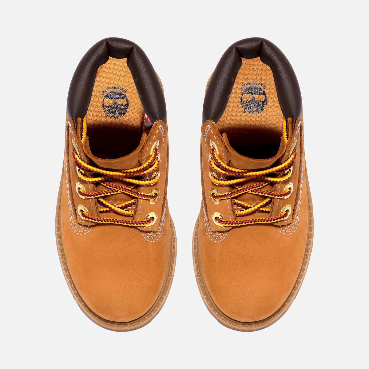 Toddler Timberland Premium 6Inch Waterproof Boot TBL Wheat Nubuck ALT2