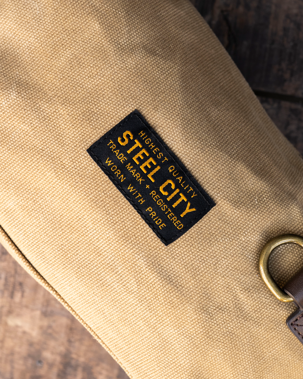 Waxed Canvas Dopp Bag
