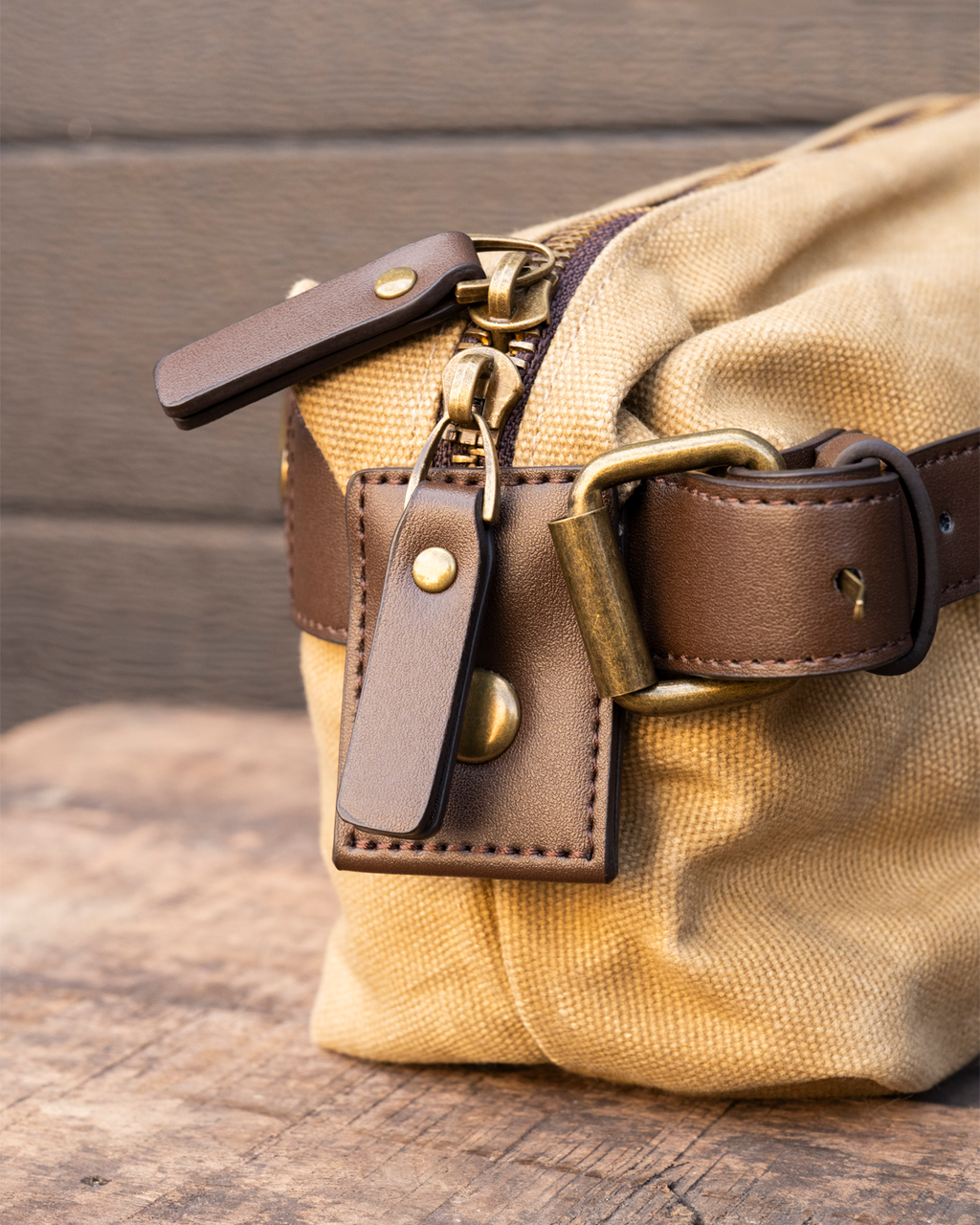 Waxed Canvas Dopp Bag
