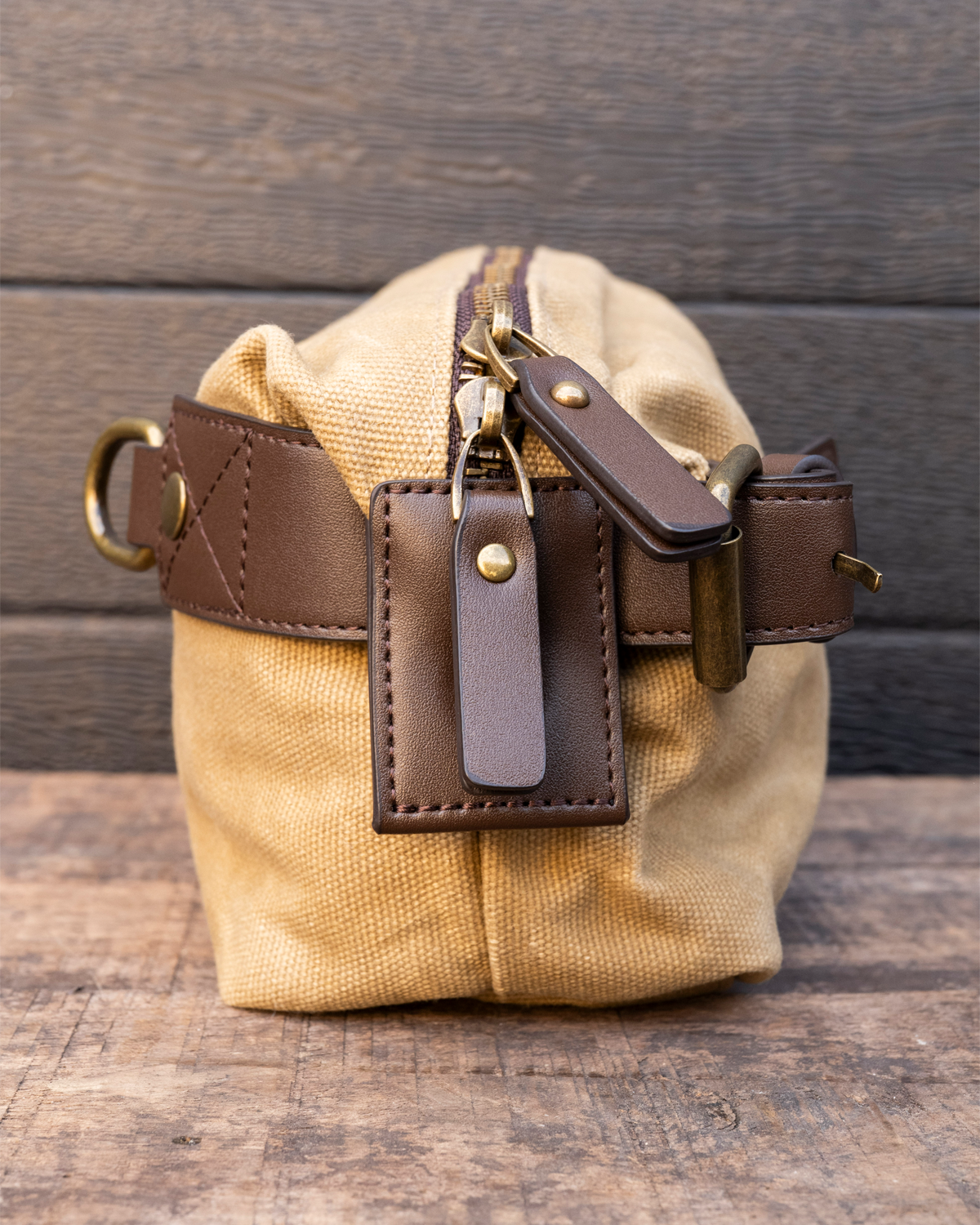 Waxed Canvas Dopp Bag
