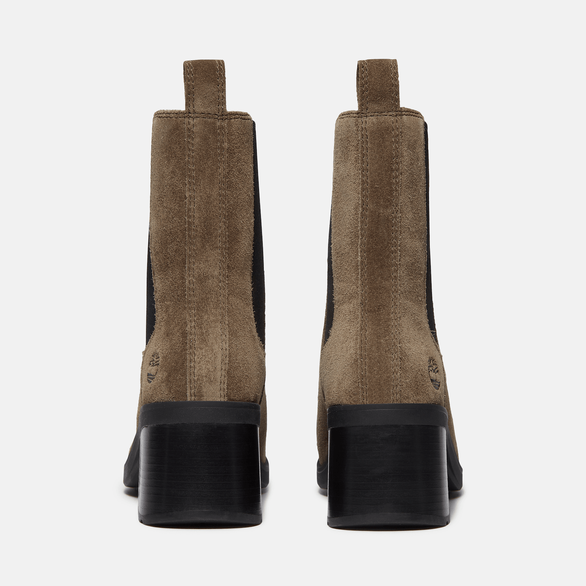 Womens Bellevaux Chelsea Boot TBL Dark Brown SuedeBlack ALT5