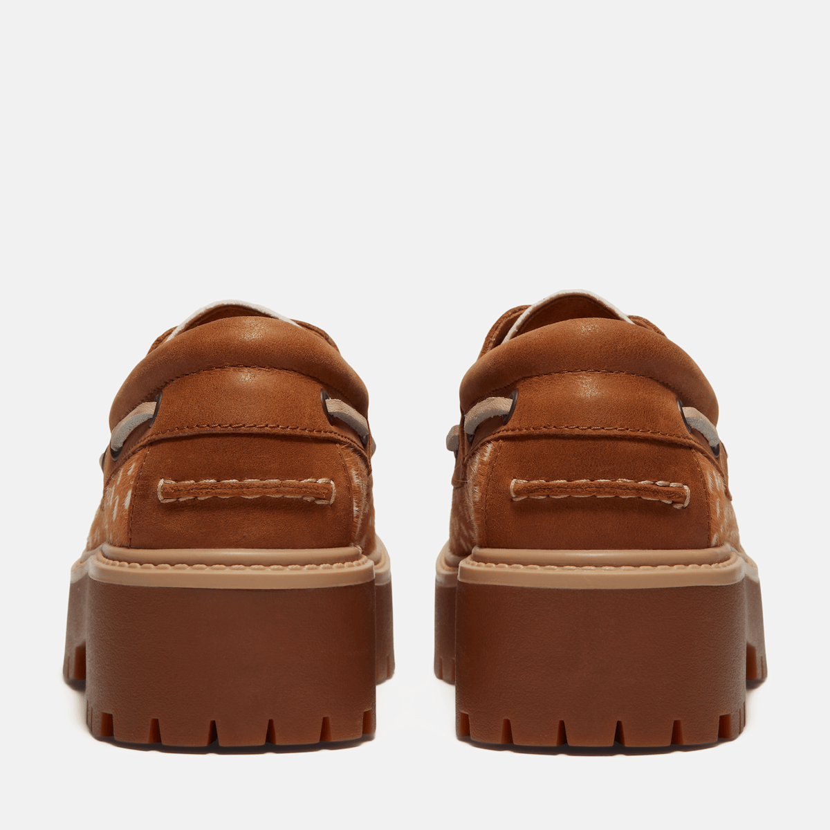 Womens Stone Street Platform Boat Shoe TBL Medium Brown FullGrainNatural ALT5