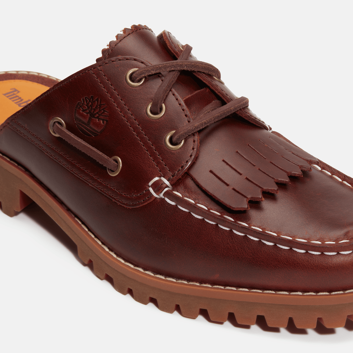 Womens Timberland Authentic Mule TBL Burgundy FullGrain ALT7