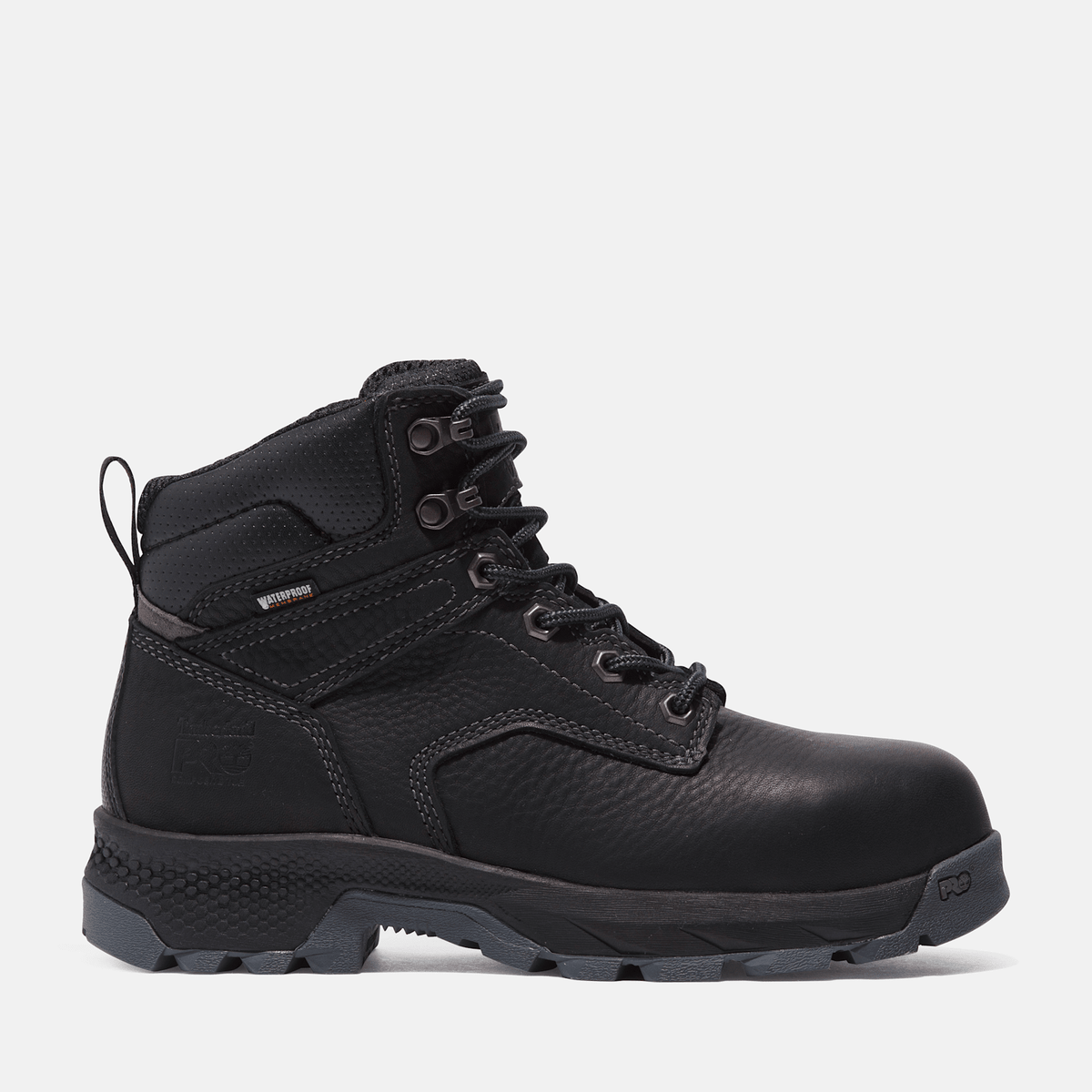 Womens Timberland PRO TiTAN EV 6 Waterproof CompToe Work Boot TBL BlackGrey HERO