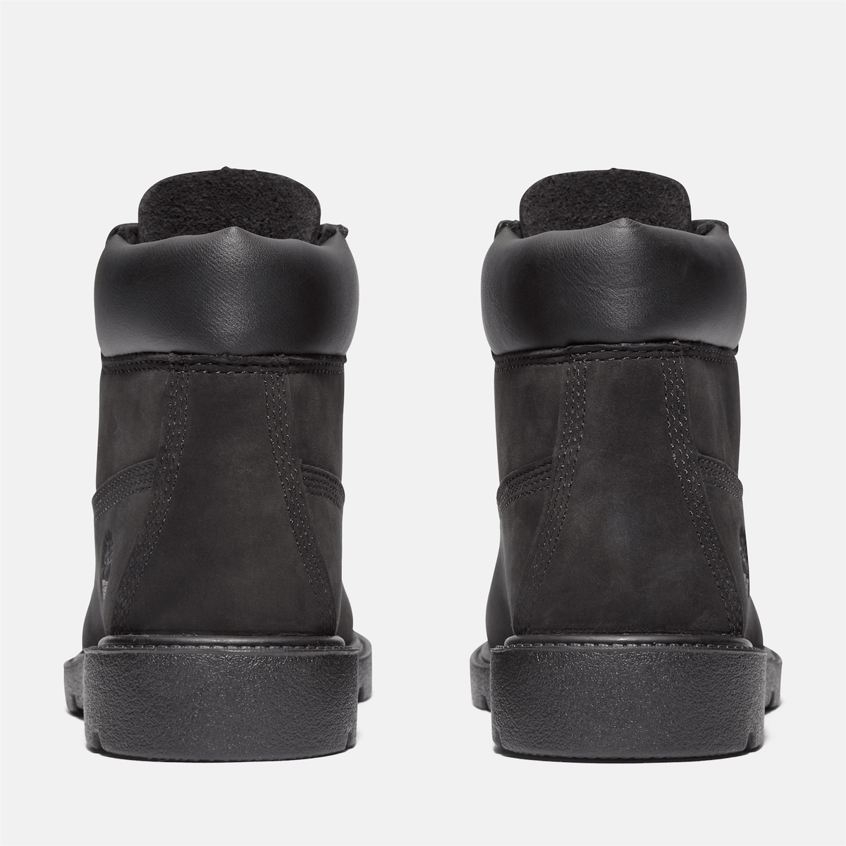 Youth Timberland Classic 6Inch Waterproof Boot TBL Black Nubuck ALT5