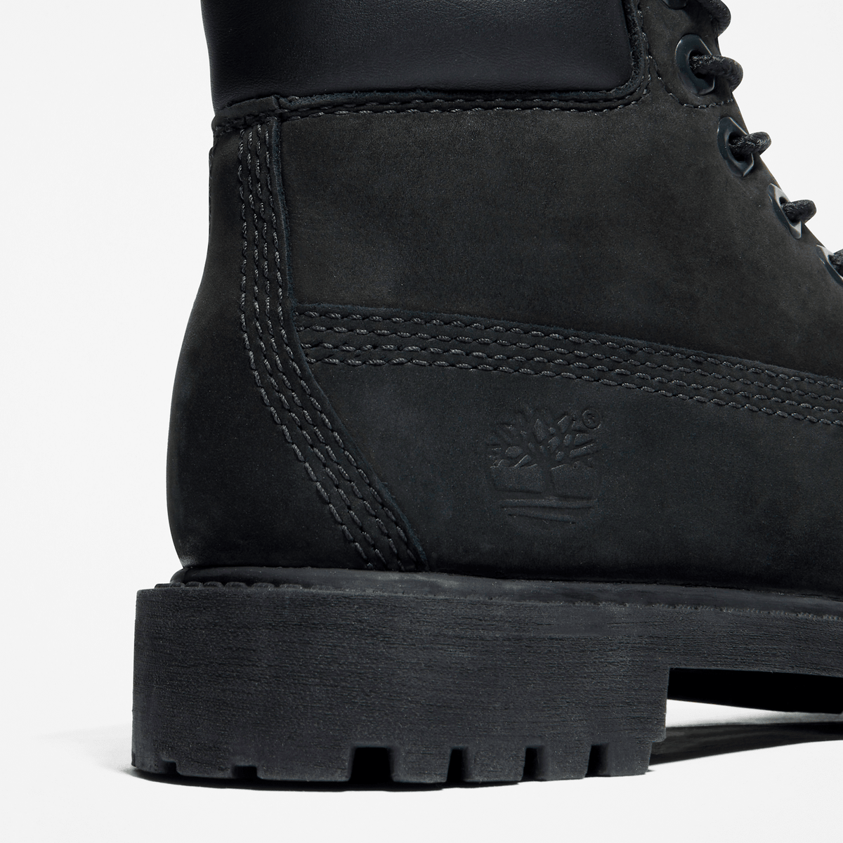 Youth Timberland Premium 6Inch Waterproof Boot TBL Black ALT7