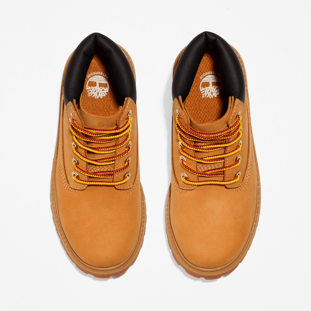 Youth Timberland Premium 6Inch Waterproof Boot TBL Wheat Nubuck ALT2