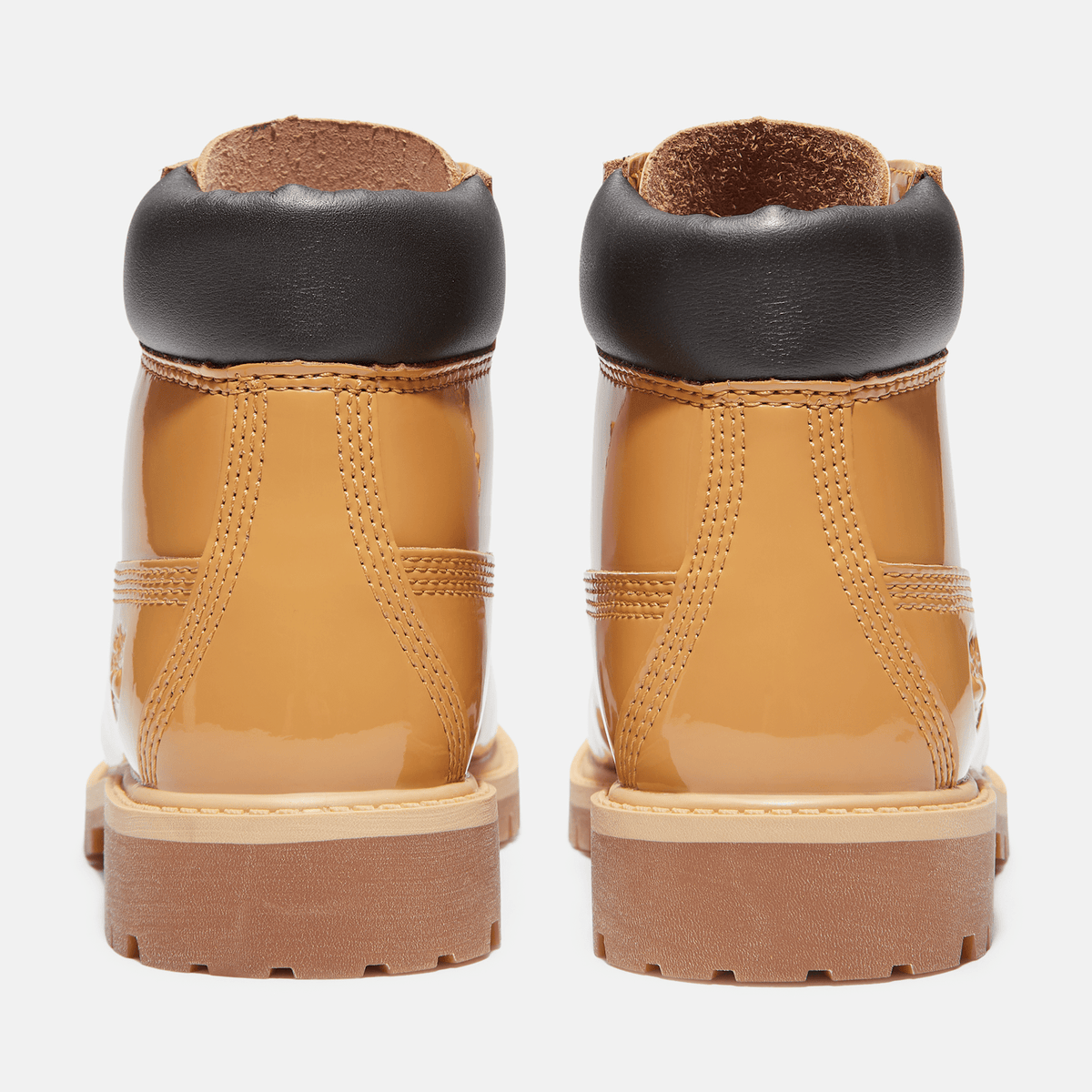 Youth Timberland Premium 6Inch Waterproof Boot TBL Wheat Patent leather ALT5