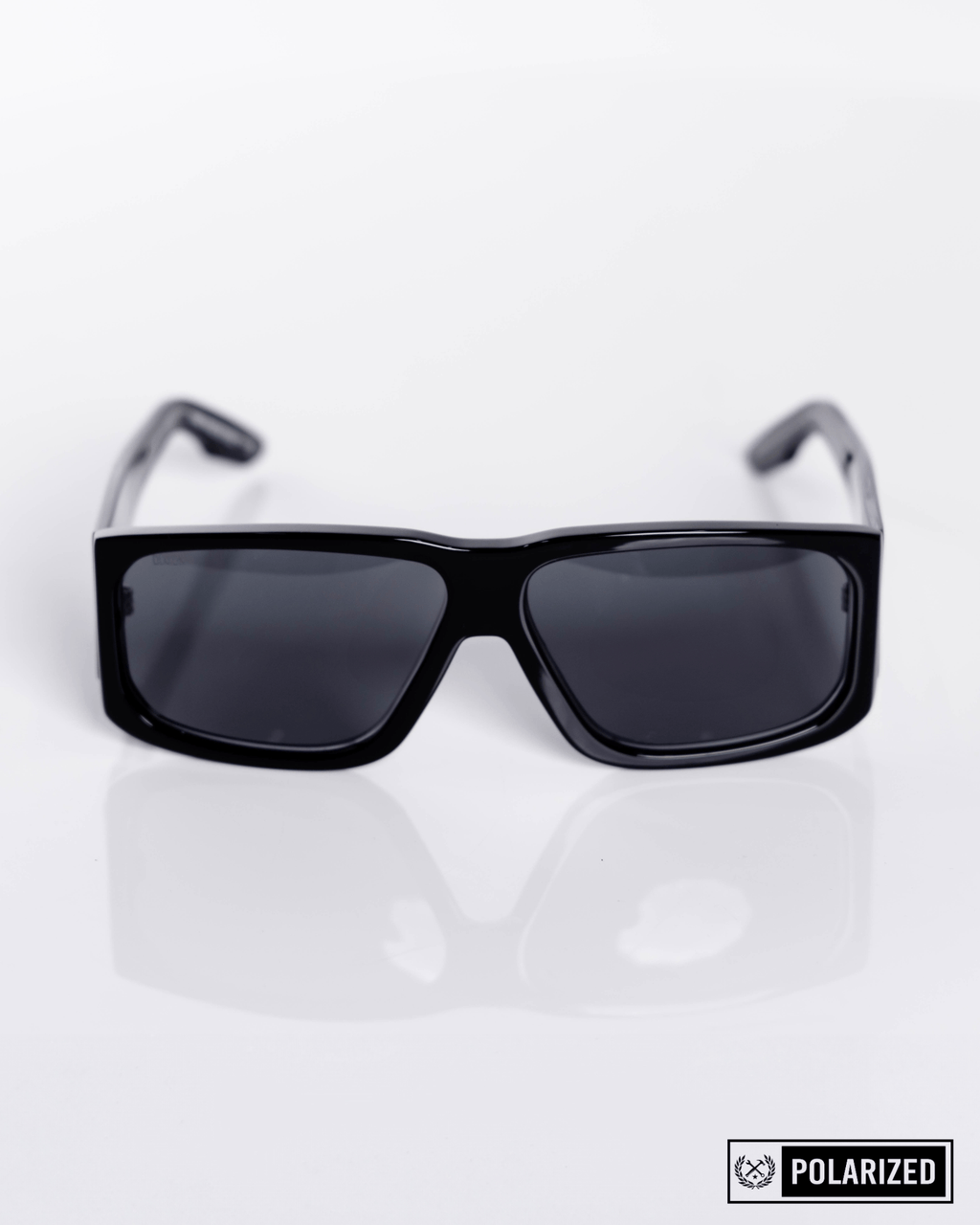 Jefe Sunglasses - Black & Gray Polarized