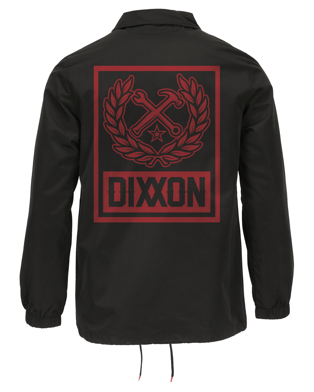 Red Box Crest Coaches Jacket - Black